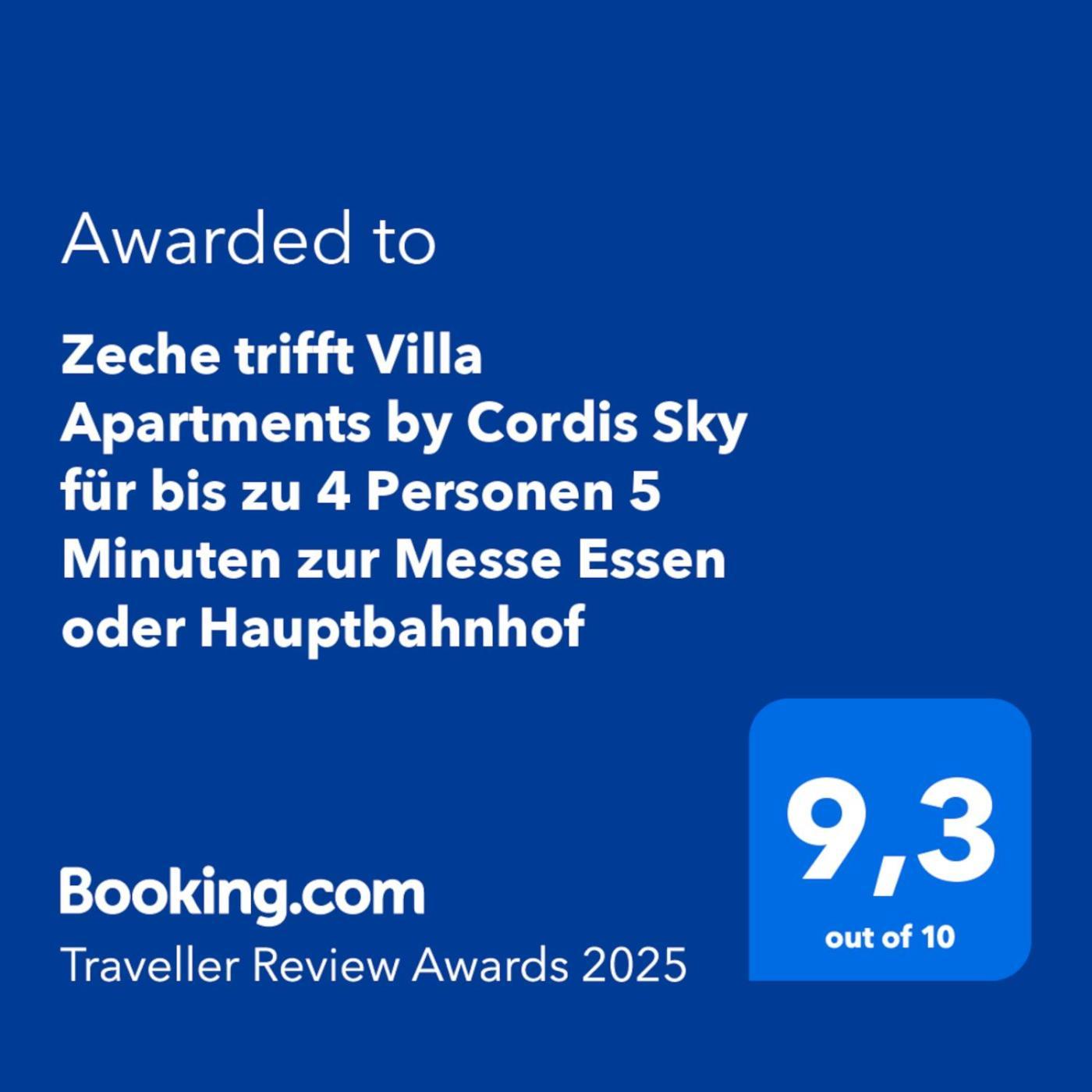 Zeche Trifft Villa Apartments By Cordis Sky Fuer Bis Zu 4 Personen 5 Minuten Zur Messe Essen Oder Hauptbahnhof Bagian luar foto